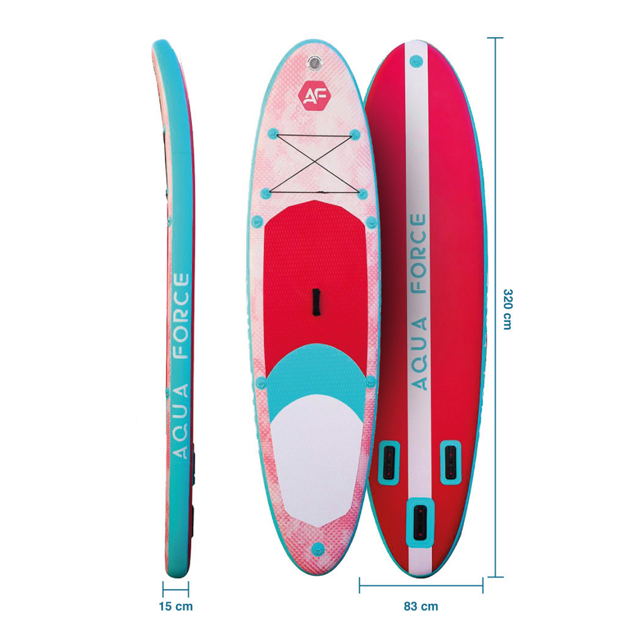 10'6" A1 Pink Inflatable Stand Up Paddle Board