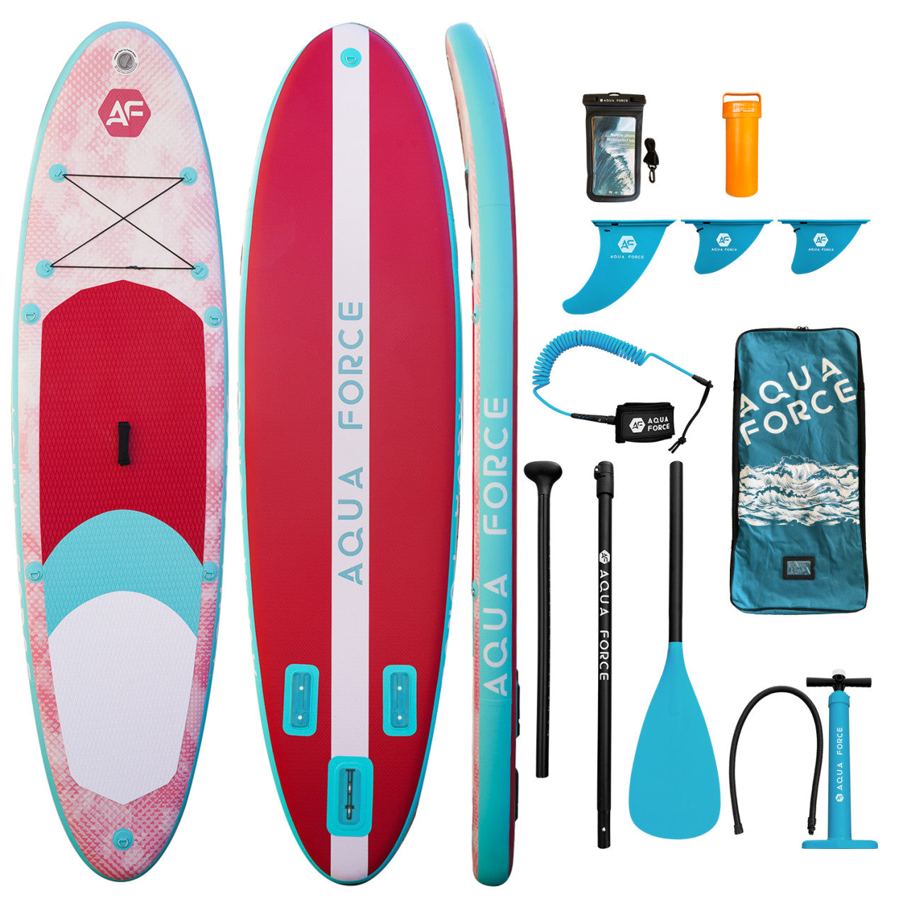 10'6" A1 Pink Inflatable Stand Up Paddle Board