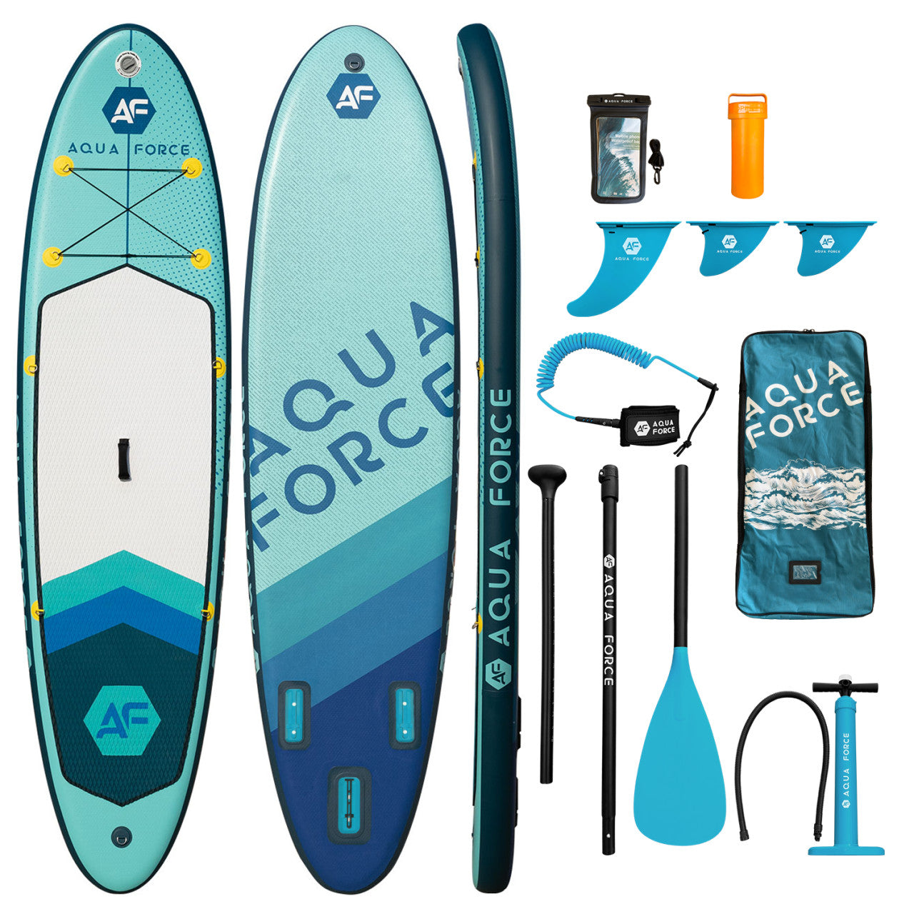 11' Wave Inflatable Stand Up Paddle Board (Double-Layer)