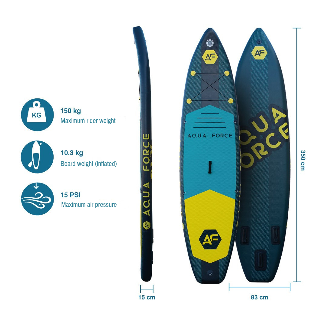 11’6” T1 Inflatable Stand Up Paddle Board (SUP) - Double Layer