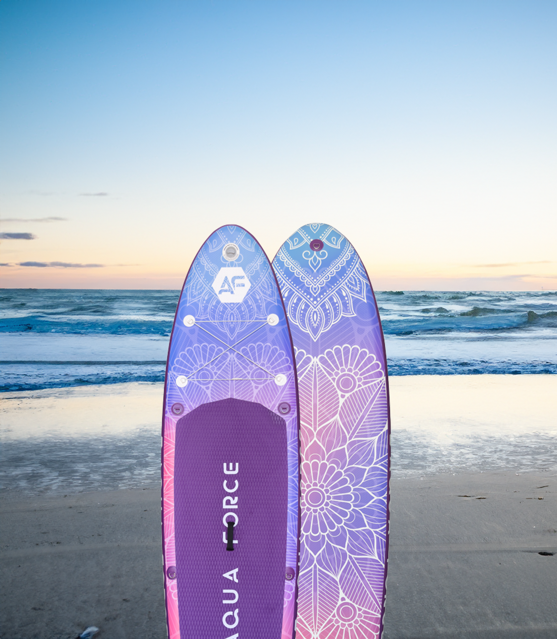 11' Aura Inflatable Stand Up Paddle Board (SUP) - Double Layer